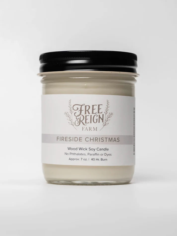 Free Reign Fireside Christmas 7oz Candle