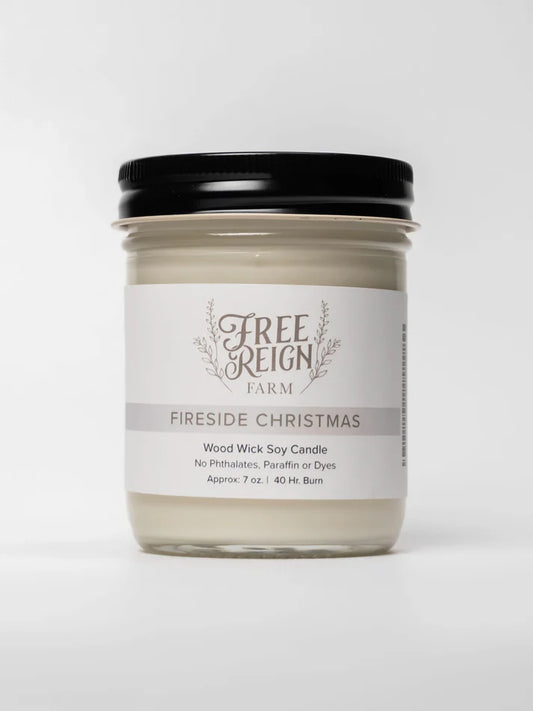 Free Reign Fireside Christmas 7oz Candle