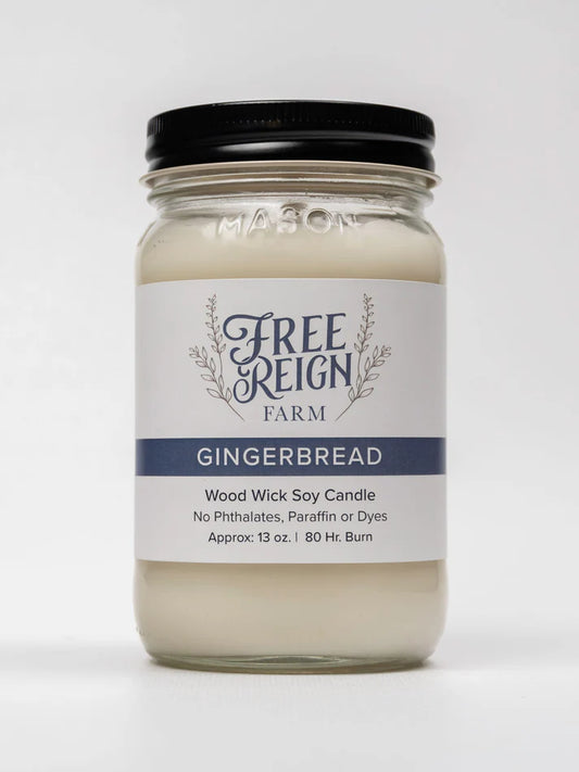 Free Reign Gingerbread 13oz Candle