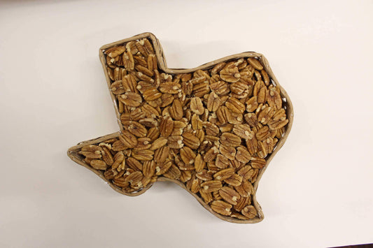 Texas  Shaped-24oz Raw Pecans
