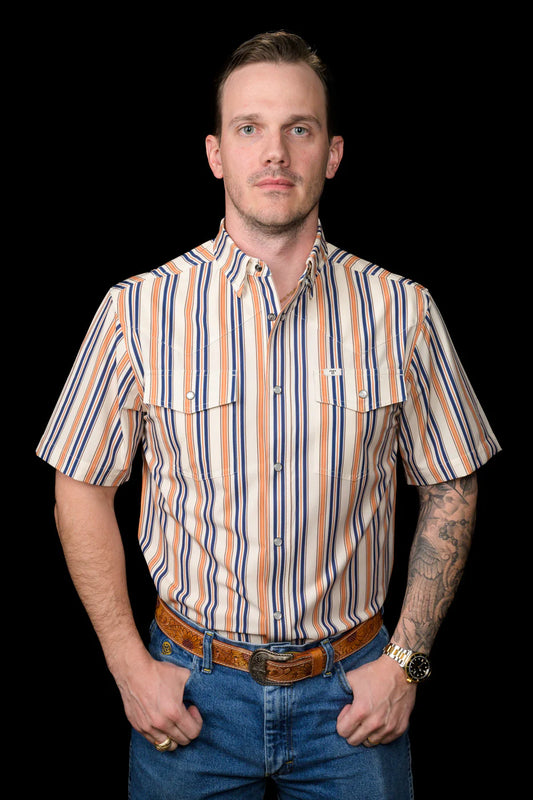 The Jackson- Short Sleeve Pearl Snap Shirt