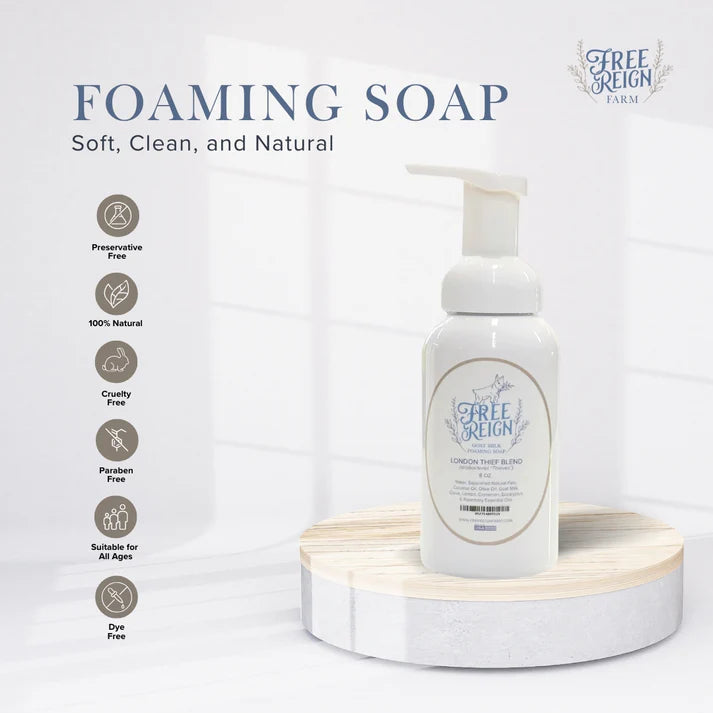Free Reign London Thief Blend Goat Milk Foaming Soap