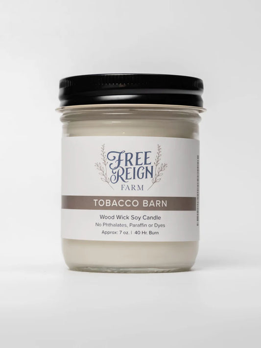 Free Reign Farms Tobacco Barn 7oz Candle