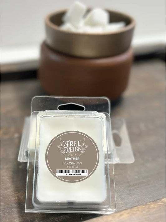 Free Reign Leather Soy Wax Tart