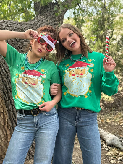 Callie Ann Stelter Believe in Santa Tee & Sweatshirt