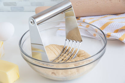 Fox Run Stainless Steel Dough Blender, 4.75" x 4" x 1.75"