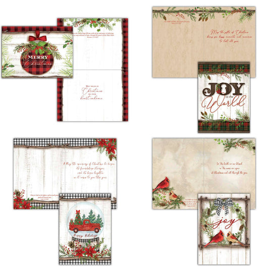 Religious Boxed Christmas Cards, Joy to the World, 12 Cards