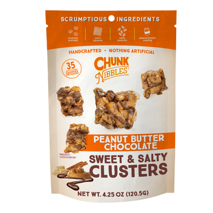 Peanut Butter Chocolate Chunk Nibbles 4.25oz Pouch