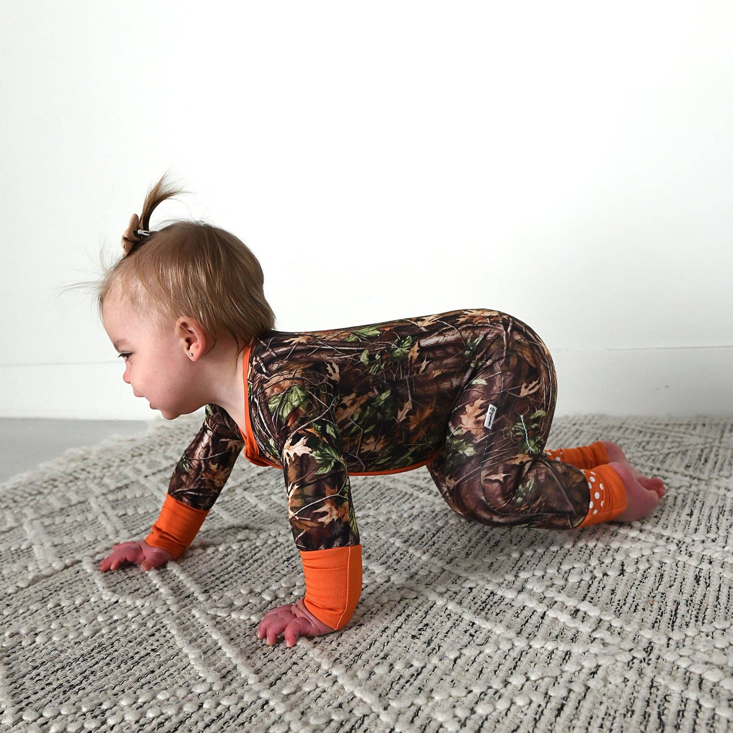 Hunter Camo ZIP Sleepies Little Bamboo Baby Outfit