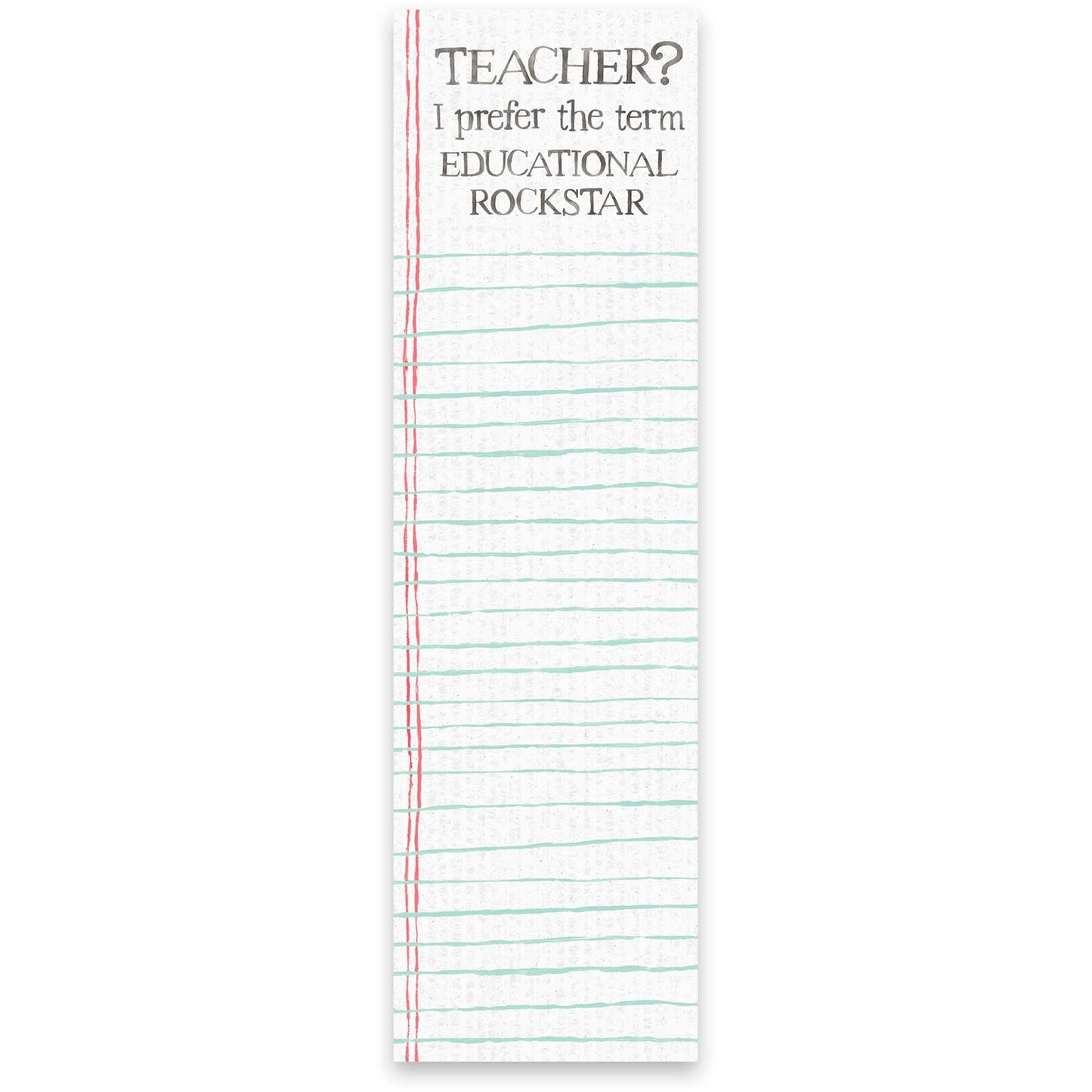 Teacher I Prefer Educational List Pad