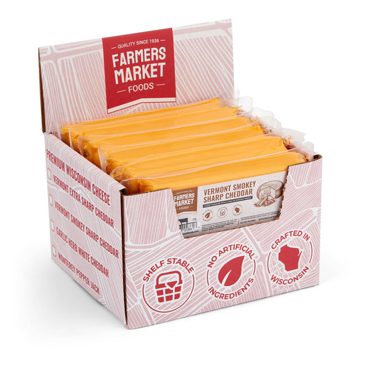 Vermont Smokey Sharp Cheddar 7oz (Shelf Stable)