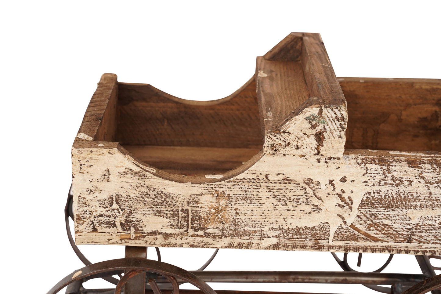 Rustic Wooden Wagon-Garden Planter