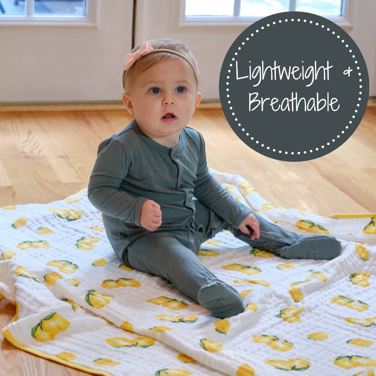 Main Squeeze Baby Todller Muslin Blanket