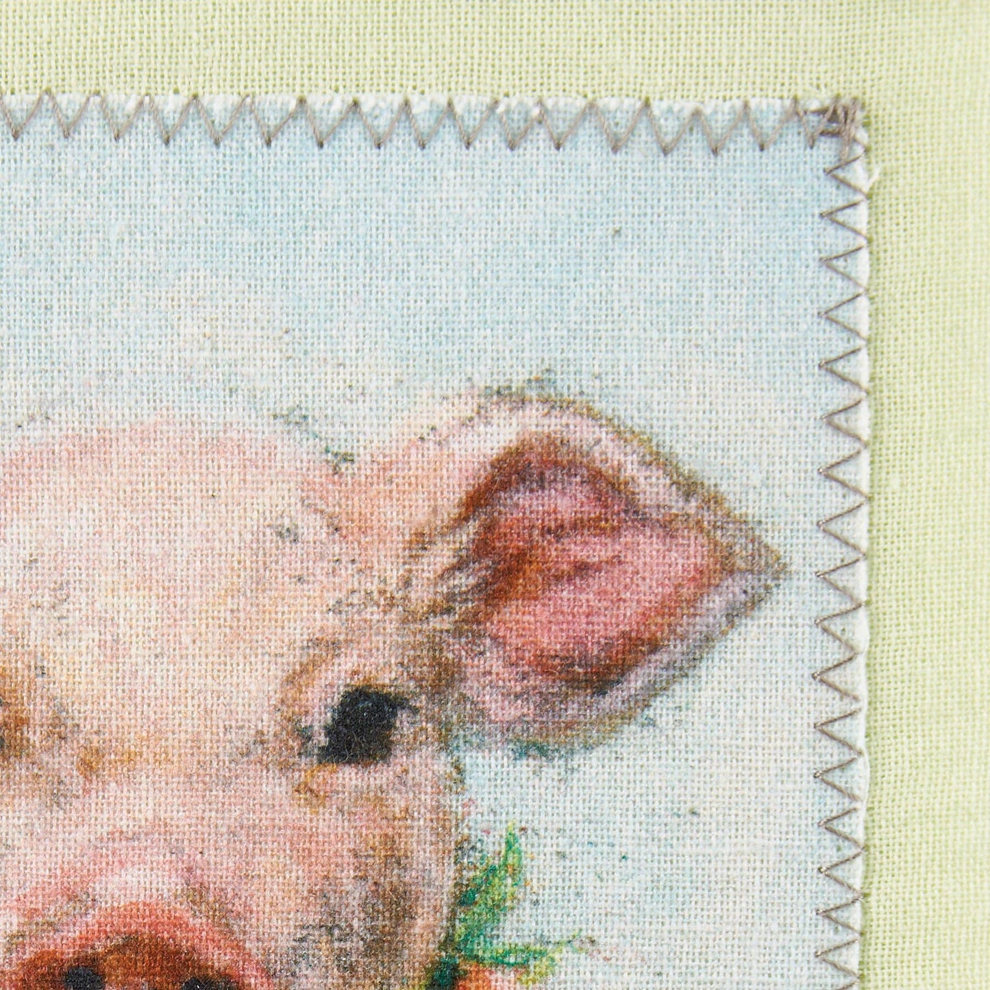 Floral Piglet Kitchen Towel