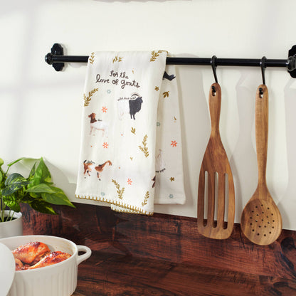 Love Of Goats Kitchen Towel
