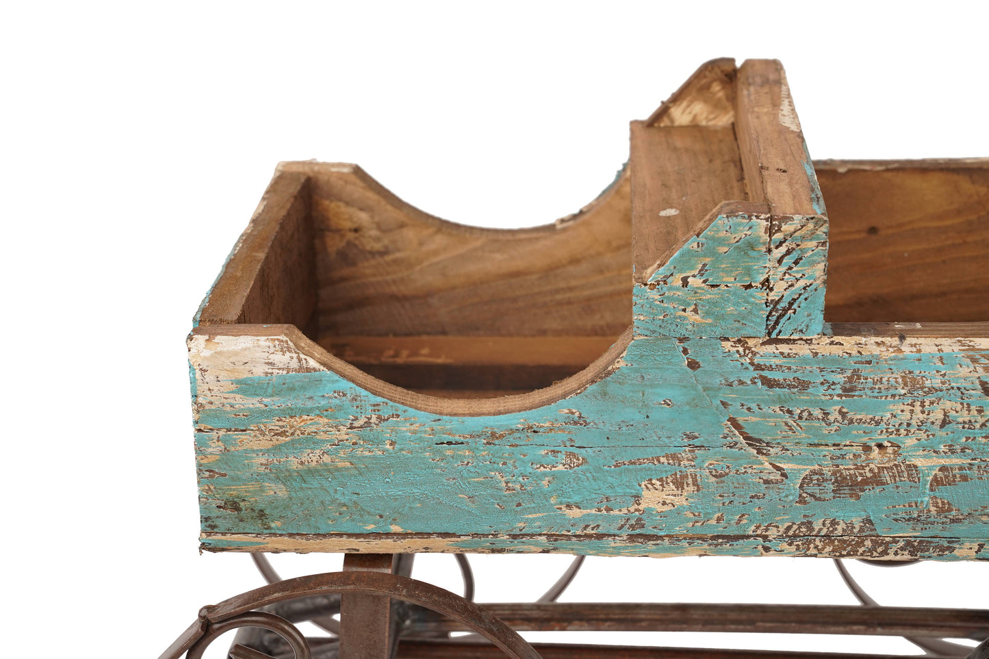 Rustic Wooden Wagon-Garden Planter