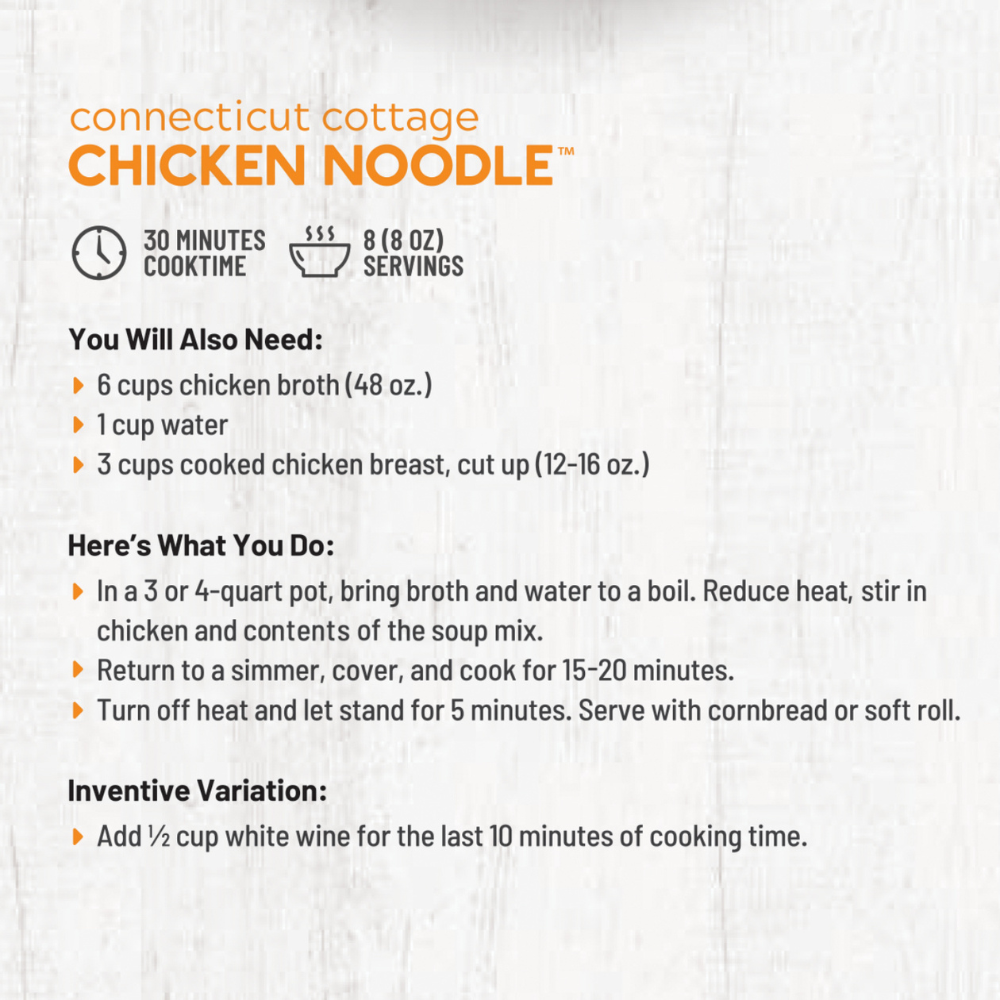 Connecticut Cottage Chicken Noodle Soup Mix