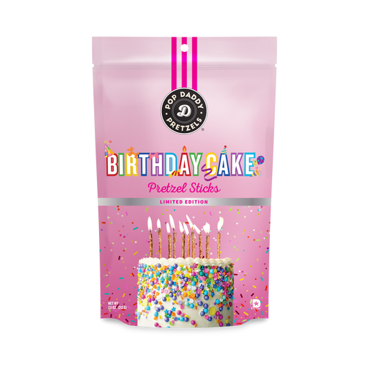Birthday Cake Seasoned Pretzels  7.5oz