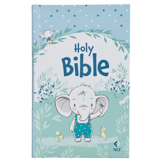 Bible NLT Infant Hardcover, Blue