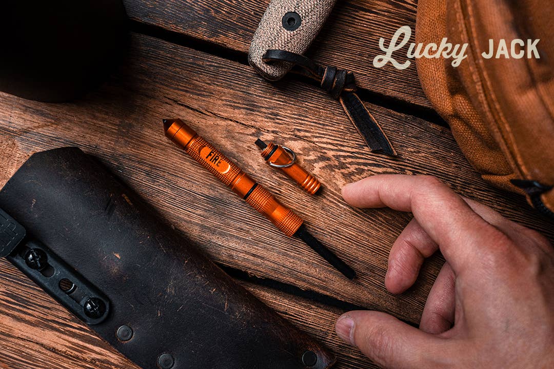 Emergency Fire Starter w/ Whistle