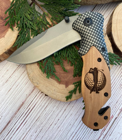 Golfer on the Ball Knife