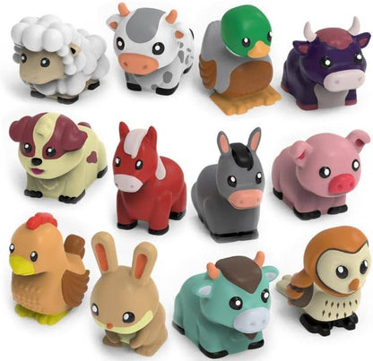 Tub Works® Barnyard™ Mold Free Bath Toys, 12 Pack