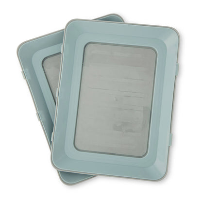 Set of 2 Food Preservation Trays - Heavenly Haze