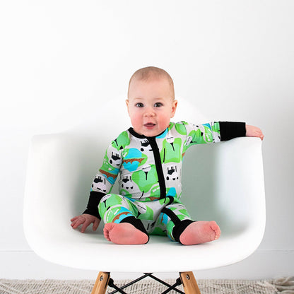 Ryder Golf Zip Bamboo Baby Two Way Zipper Outfit