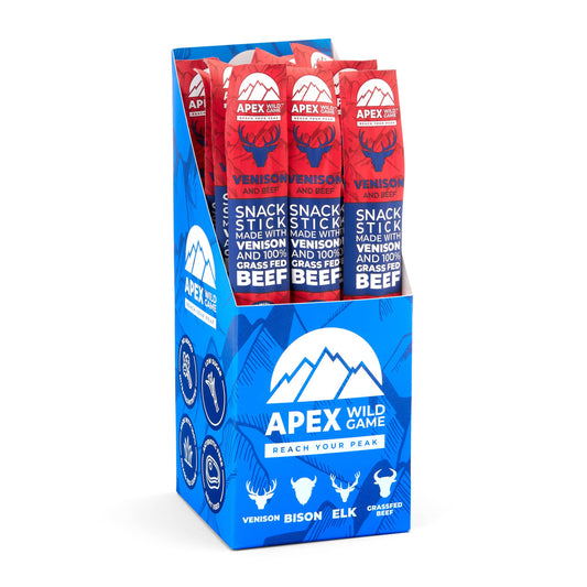 Venison & Grass Fed Beef Snack Sticks -