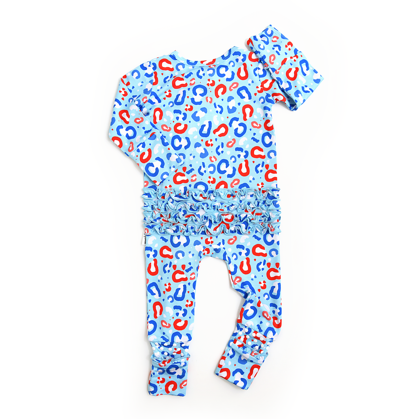 Kinsley Leopard Ruffle Zip Bamboo