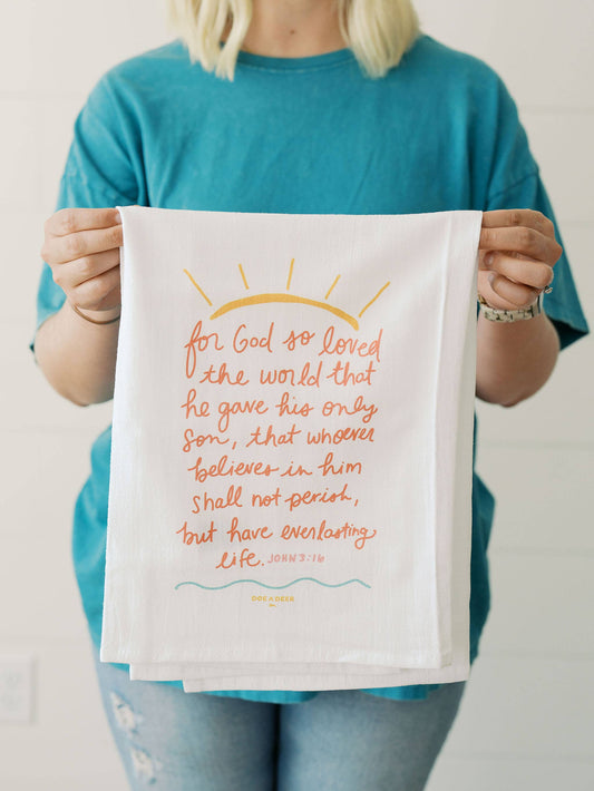 For God So Loved Classic Kitchen Towel