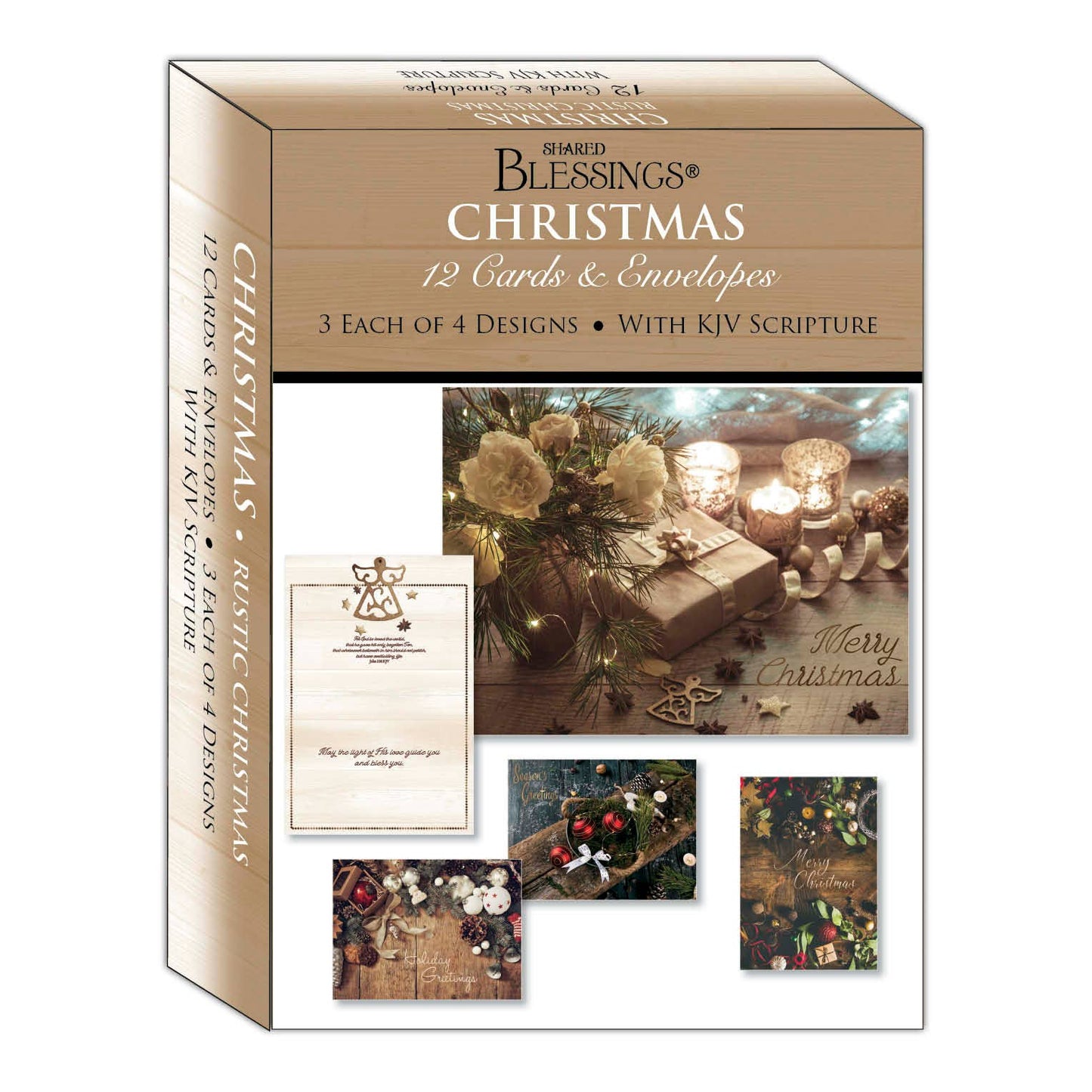 Rustic Christmas  - Boxed Christmas Cards, Box of 12
