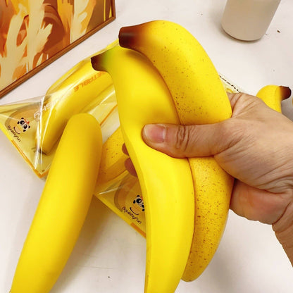 New Simulation Banana Squishy Slow Rising Stress Relief Squeeze Toy