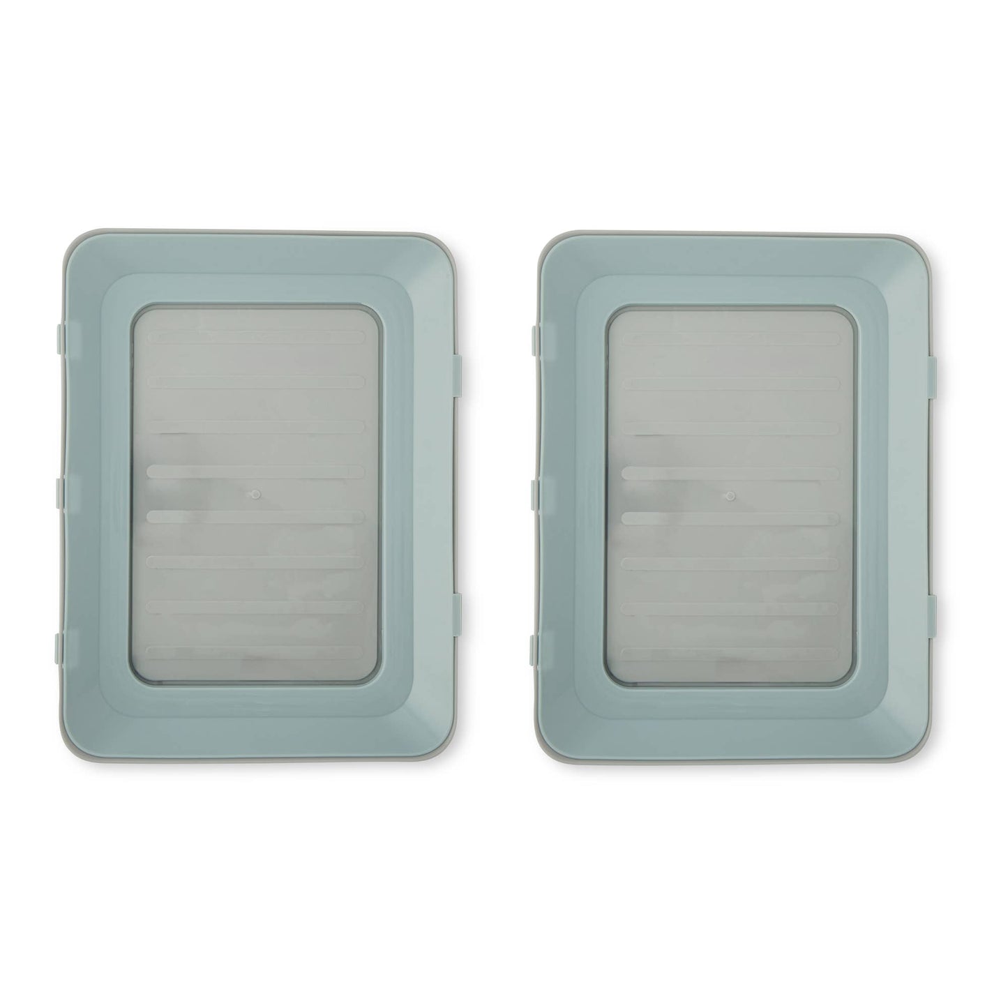 Set of 2 Food Preservation Trays - Heavenly Haze