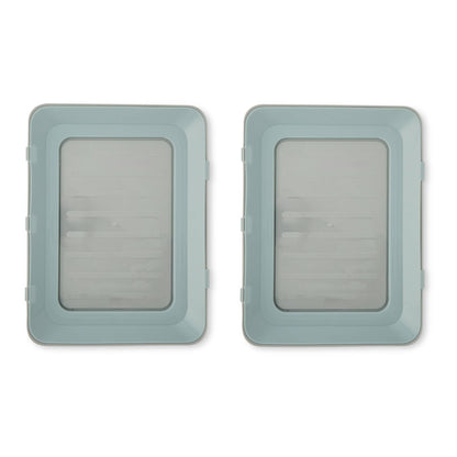 Set of 2 Food Preservation Trays - Heavenly Haze