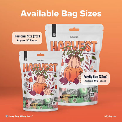 Harvest Twist Favorites Salt Water Taffy Bag