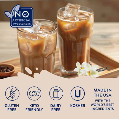 Naturally Sweetened Vanilla Bean Syrup - 375ml