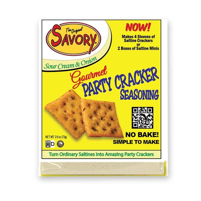 Savory Party Cracker Seasoning - Sour Cream & Onion