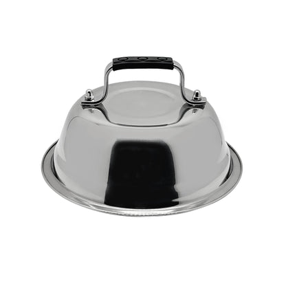 Outset Stainless Steel Cheese Melting Dome, 7.5” x 7.5” x 4”