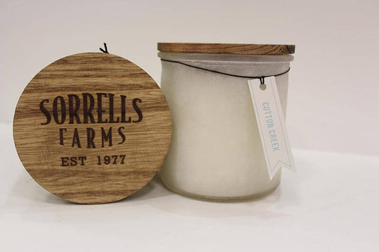 Sorrells Farms Candle Cotton Creek Scents