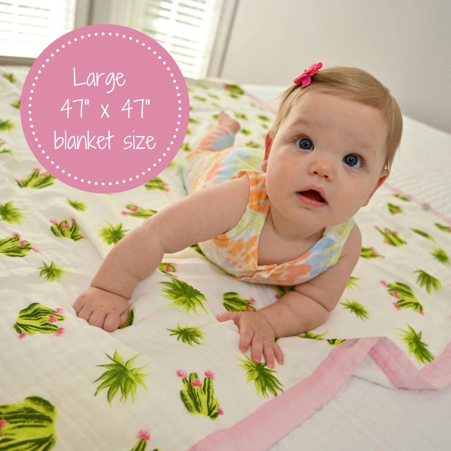 Stuck On You  - Bamboo Succulent Baby Toddler Blanket