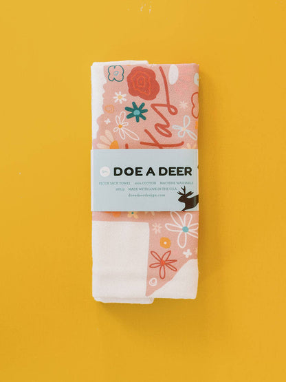 Texas Floral Towel