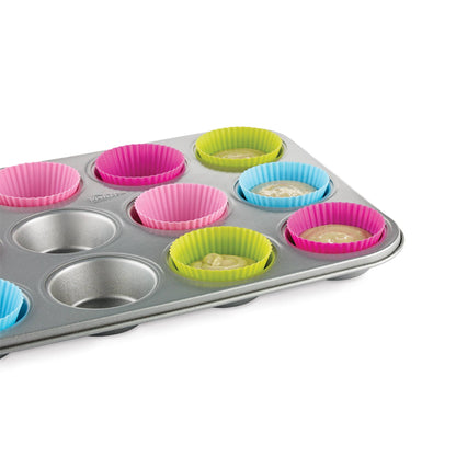 Bakelicious Silicone Cupcake Liners, Set of 12, 2.75"