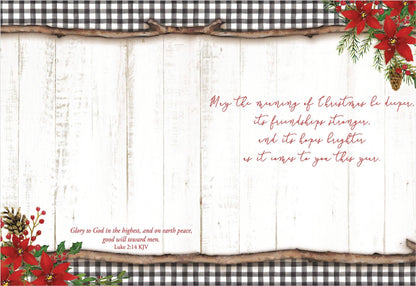 Religious Boxed Christmas Cards, Joy to the World, 12 Cards