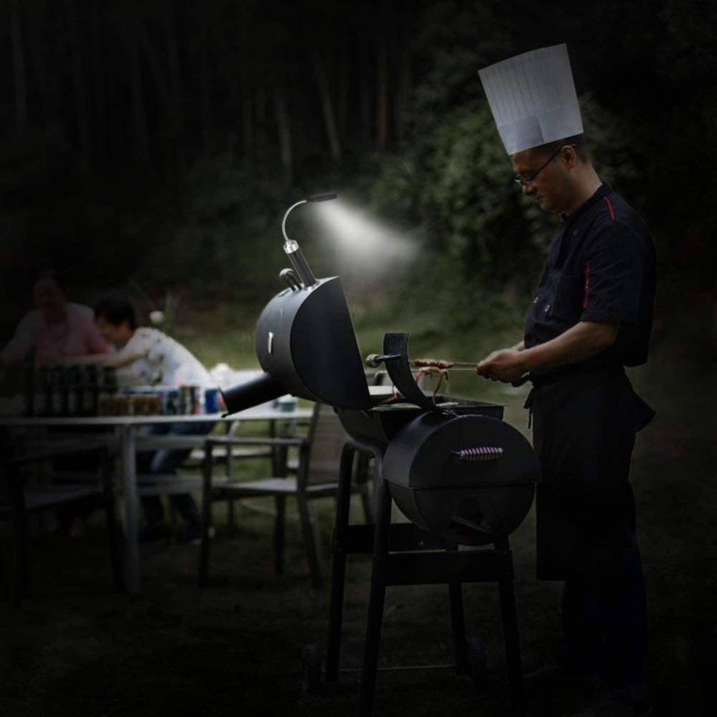 Outset Outdoor Rotating Grill Light, Magnetic Base, 11.2"