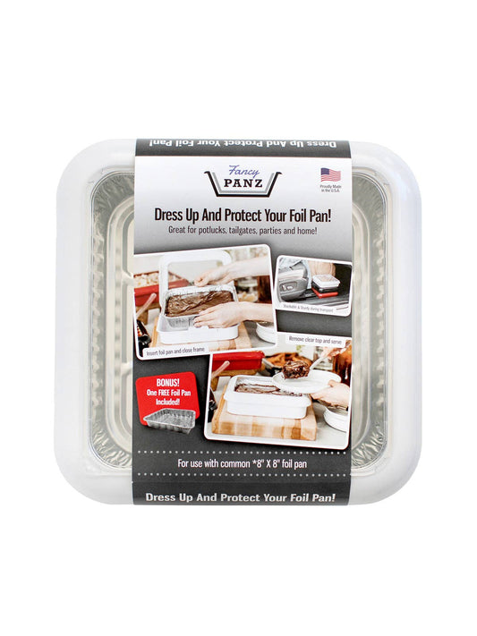 Square Set - 8 x 8 Pan Frame w/ Lid & Serving Spoon - White