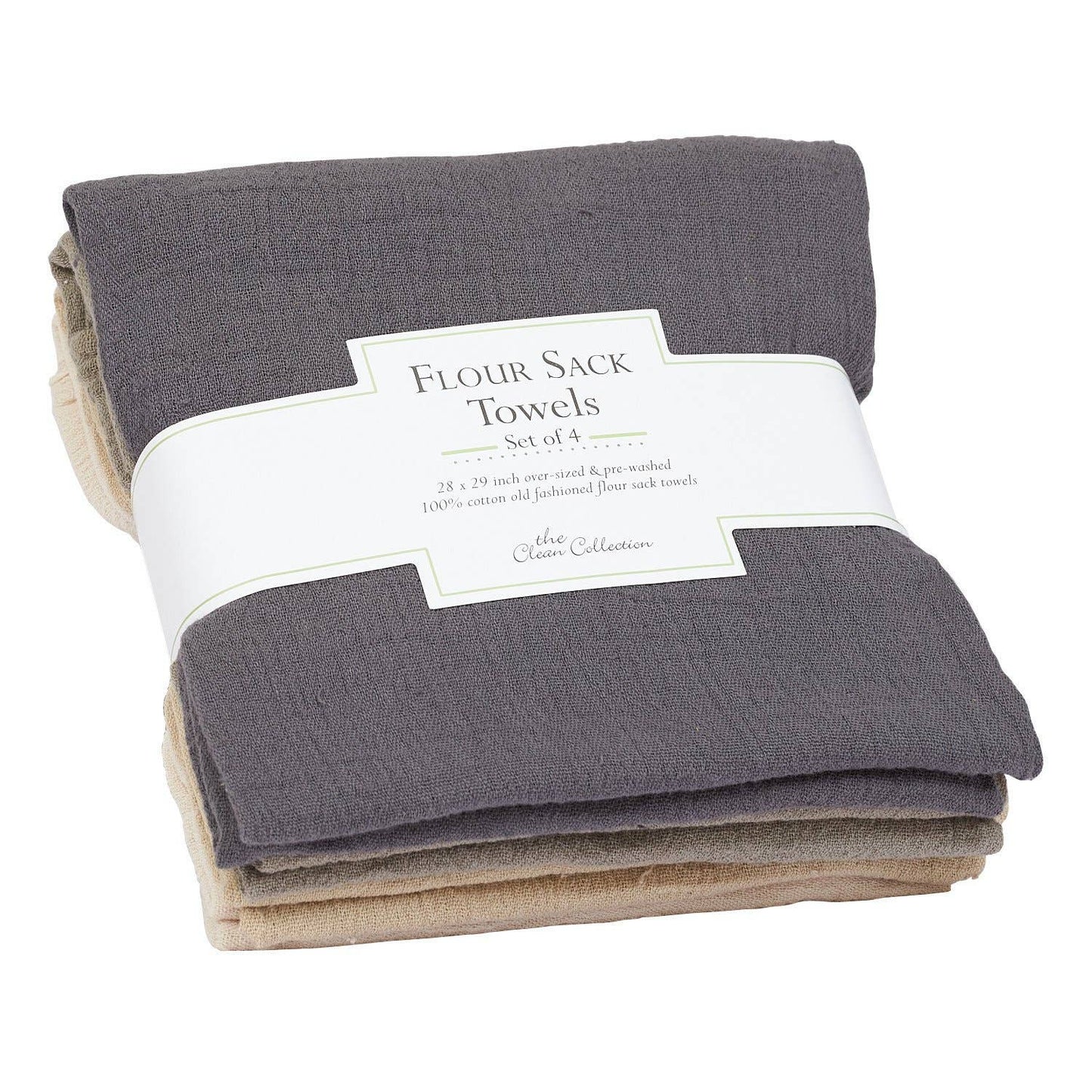 Neutral Flour Sack Towels Set of 4