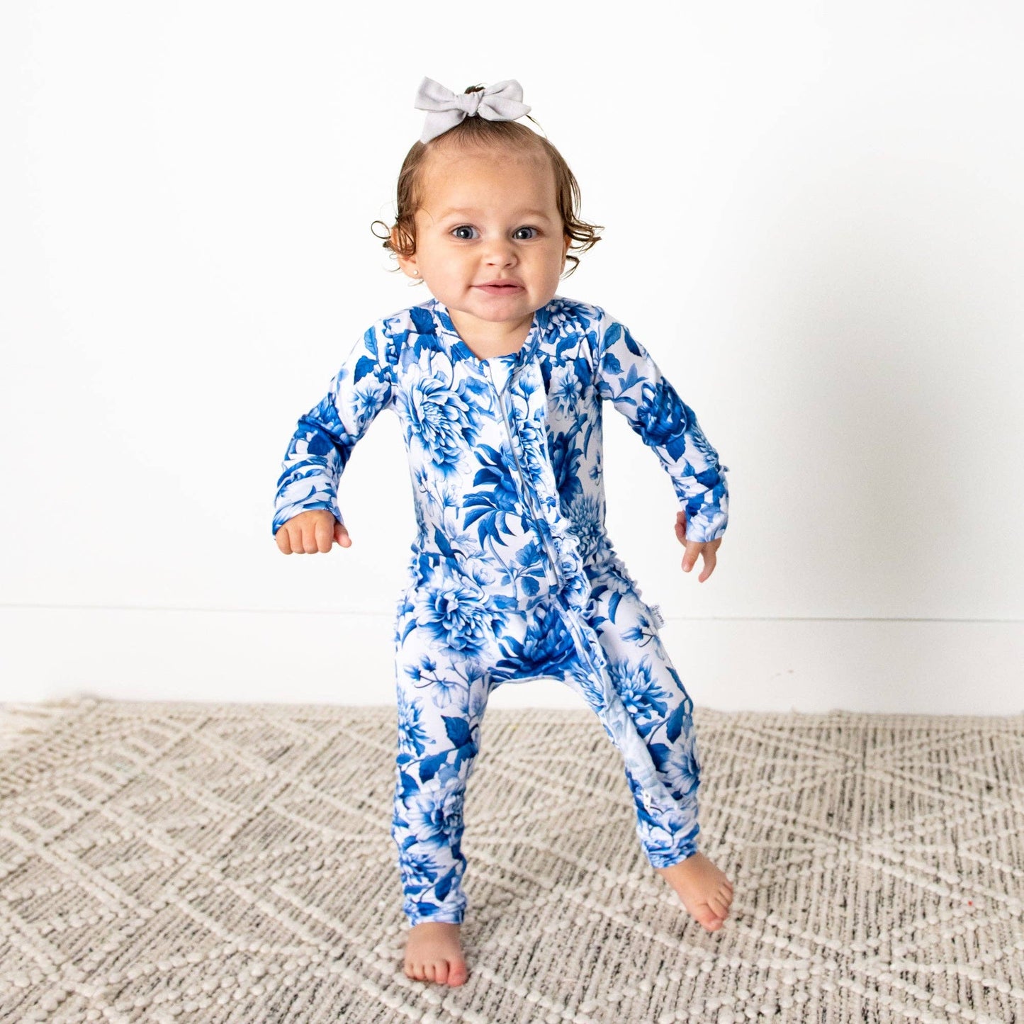 Hattie RUFFLE ZIP Bamboo Sleepes Little