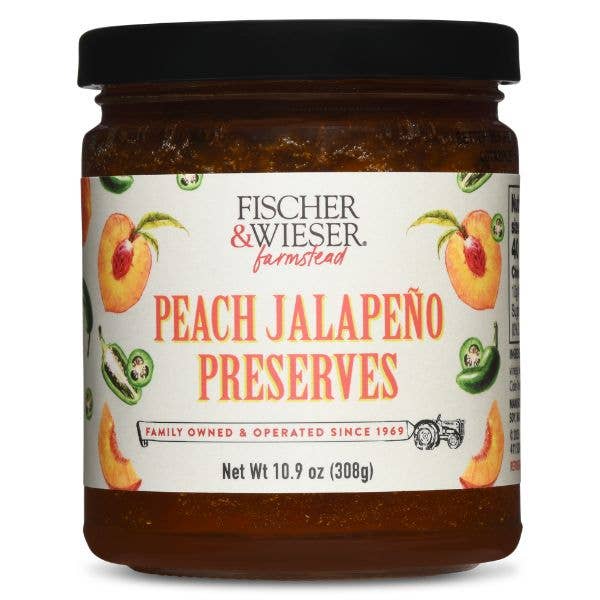 Peach Jalapeno Preserves - NEW LABEL