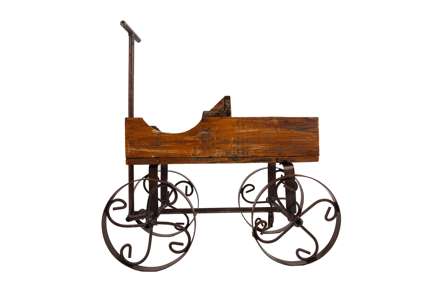 Rustic Wooden Wagon-Garden Planter